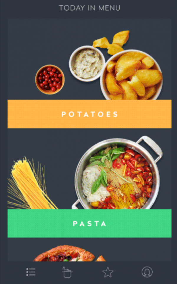 Desain dengan aksen animasi untuk memberikan sentuhan interaktif